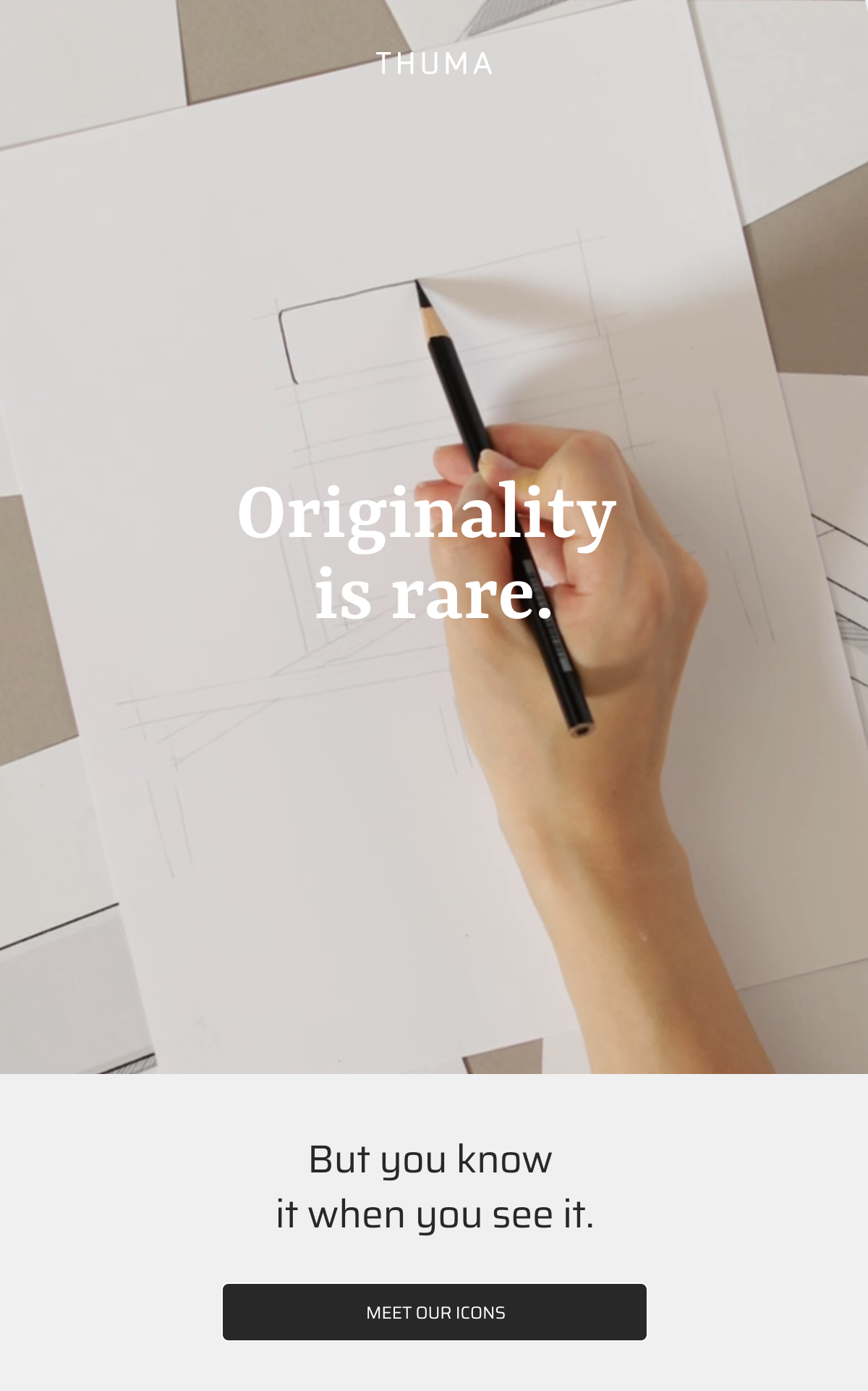 Originality is rare. But you know it when you see it. Meet our icons.