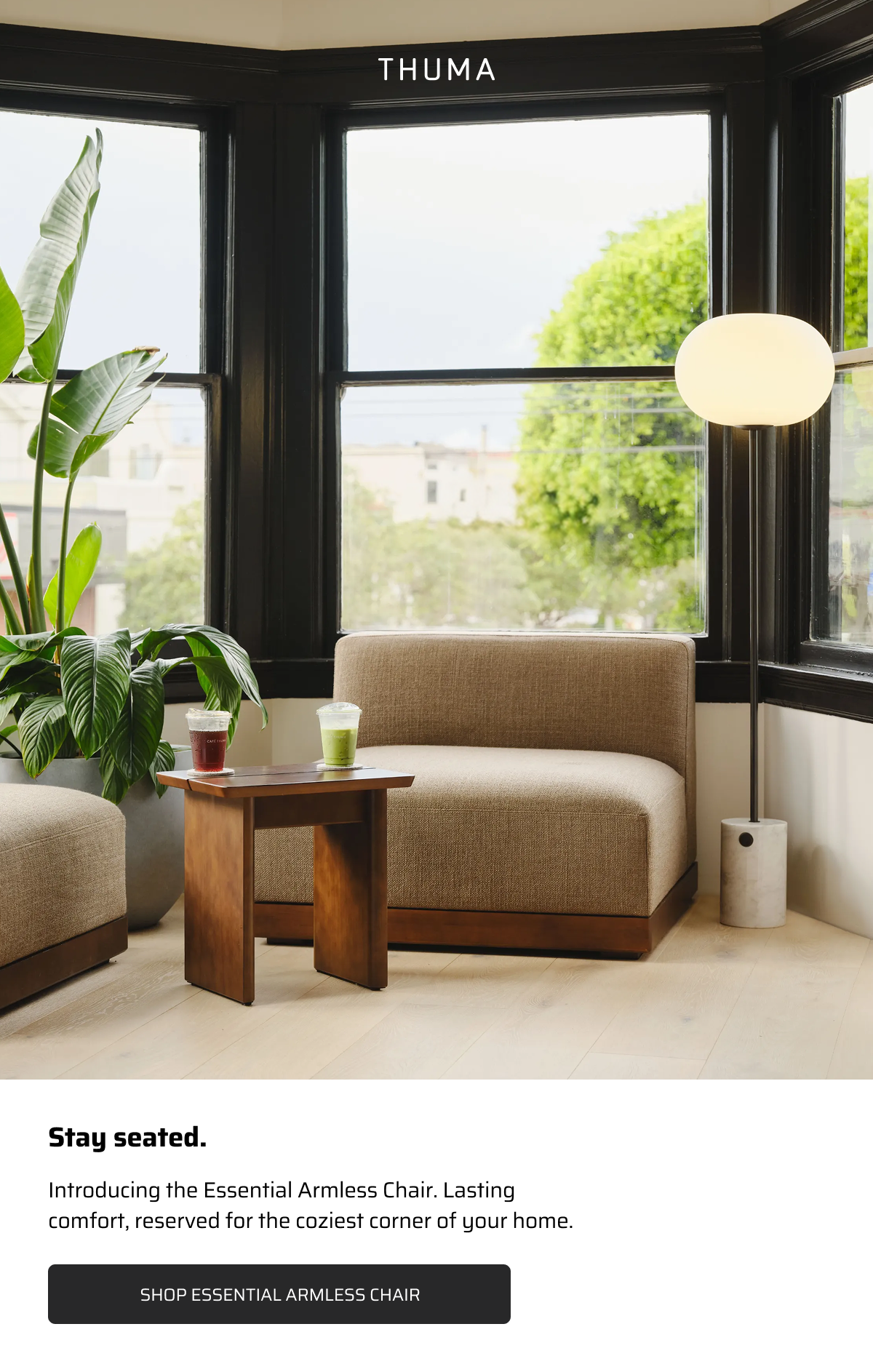 Shop Essential Armless Chair
