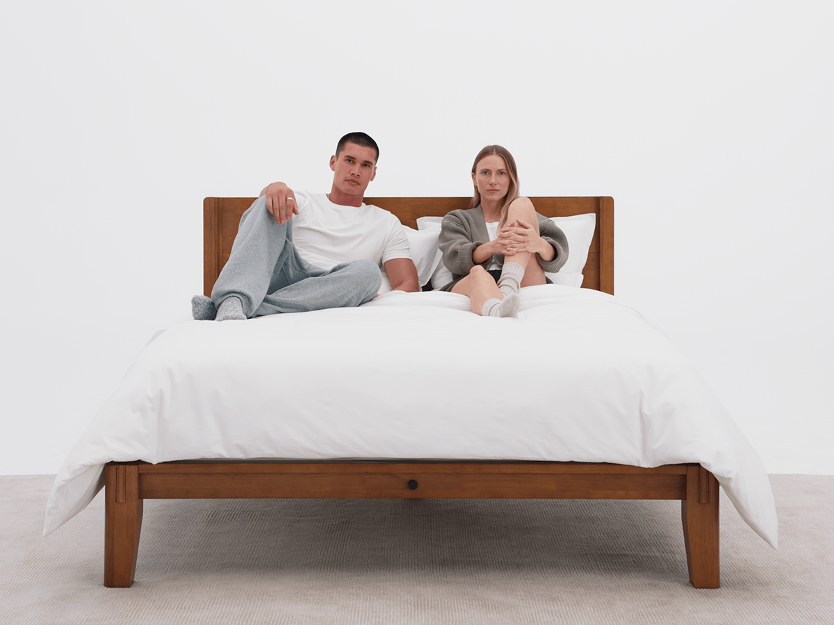 Quick set-up, so you can skip right to the good part. Together, in bed.