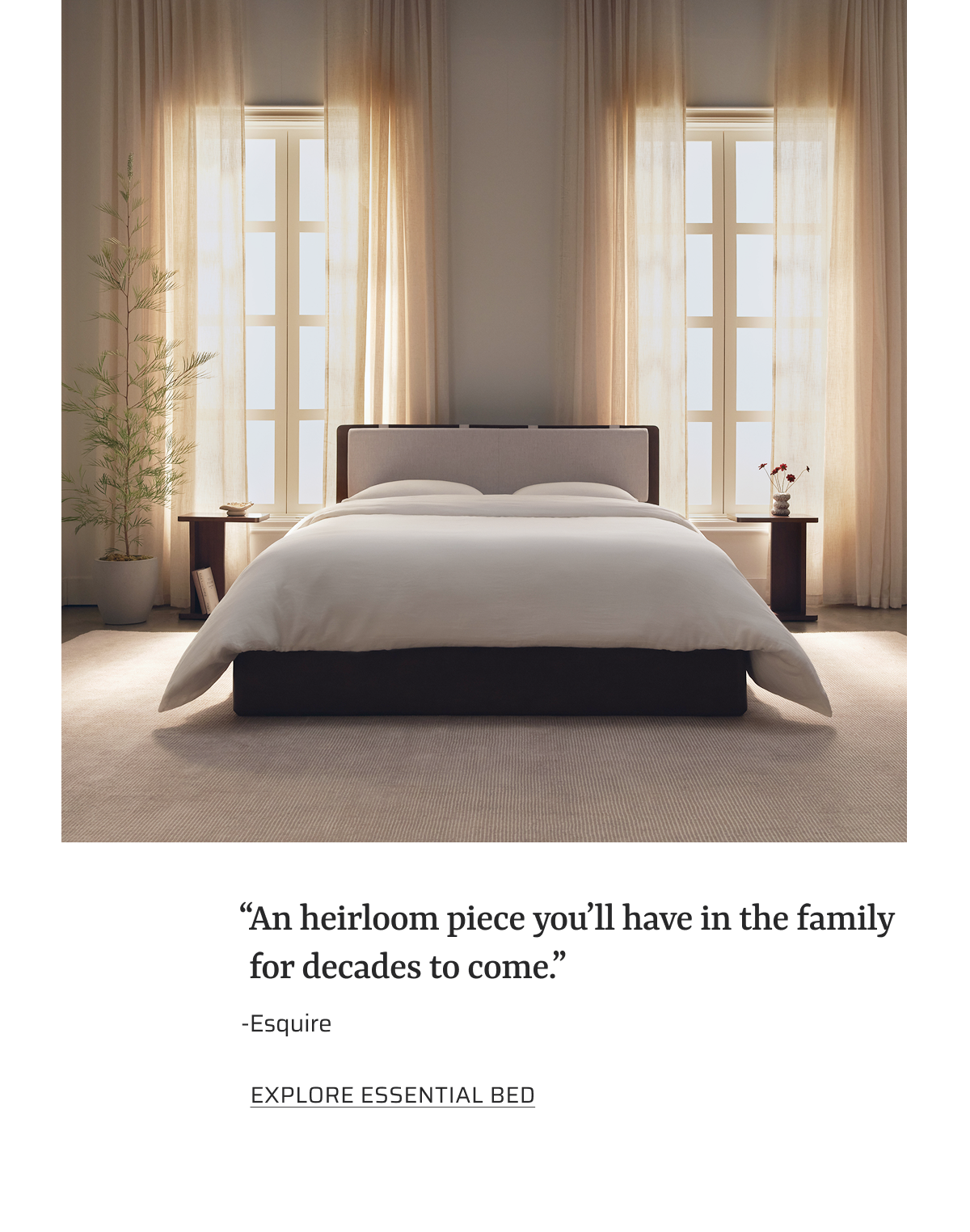 Explore Essential Bed.