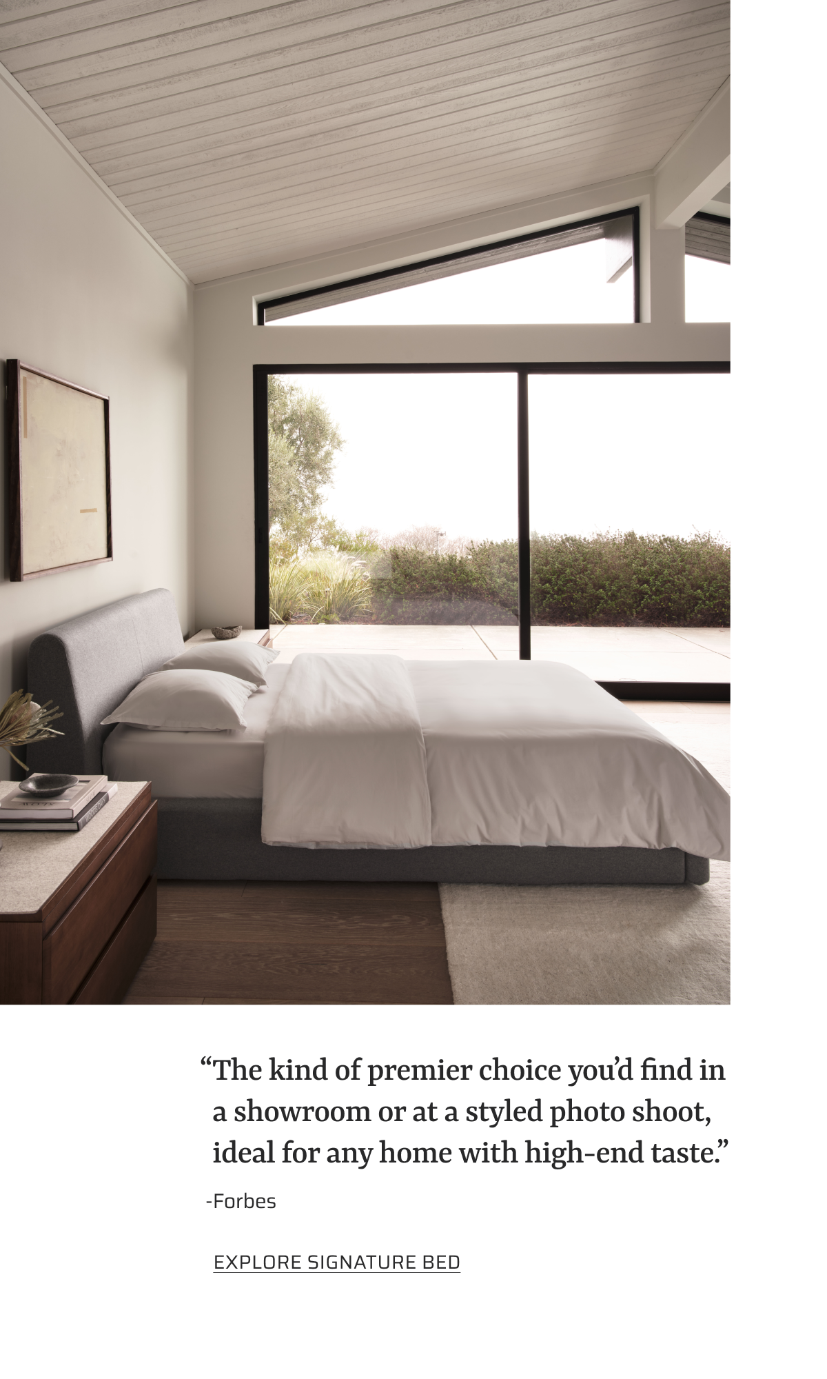 Explore Signature Bed.