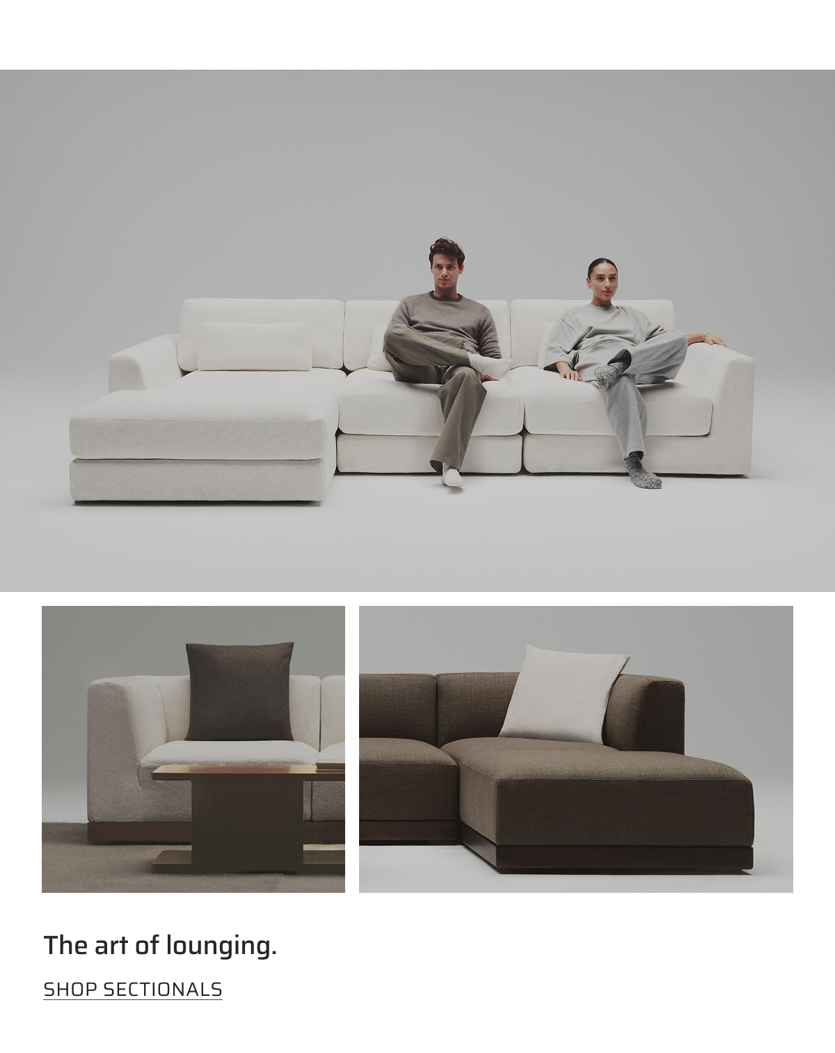 Shop sectionals.