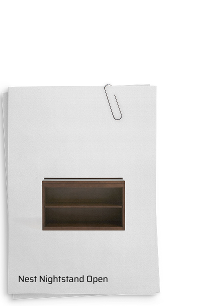 Nets Nightstand Open