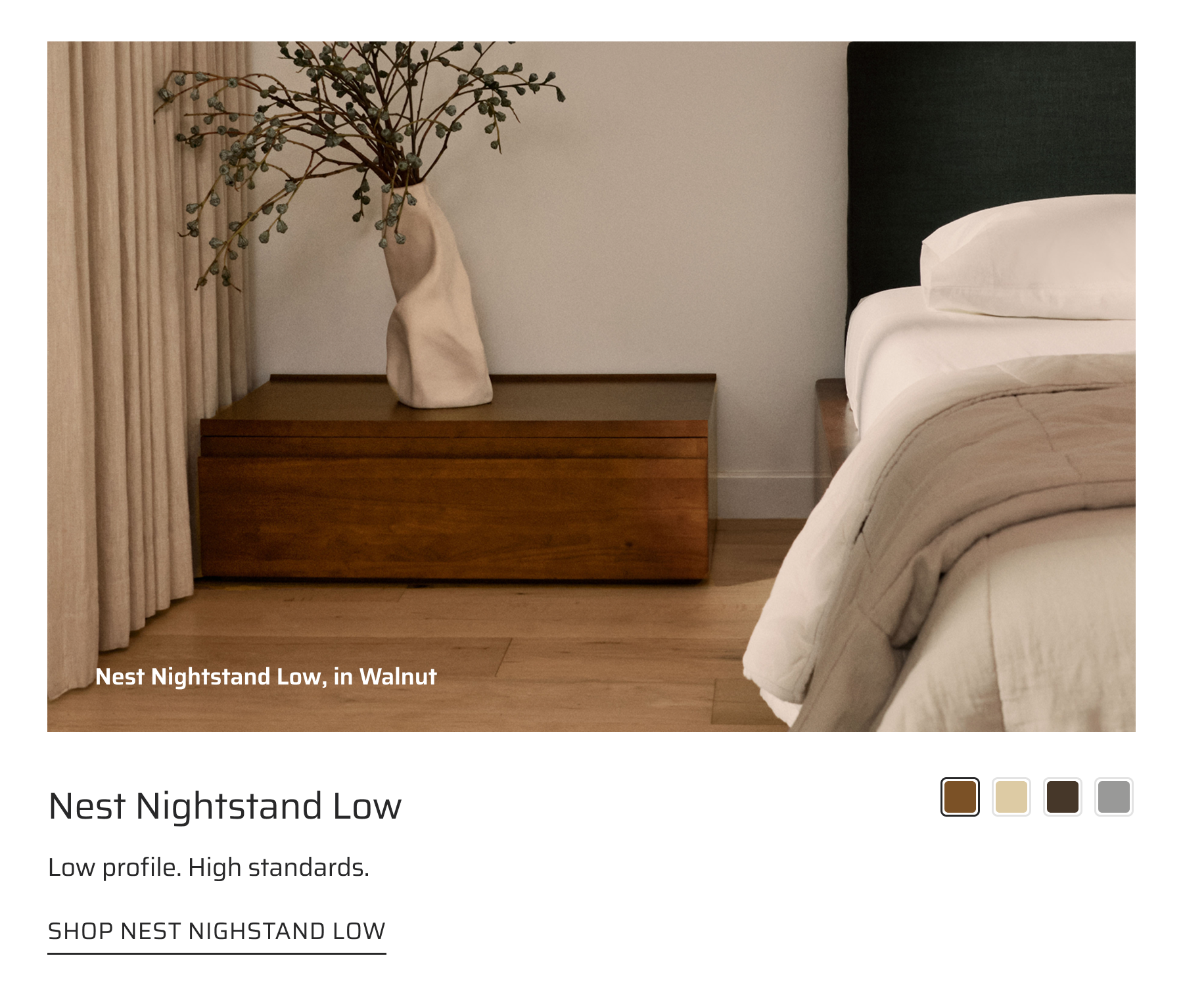 Nest Nightstand Low