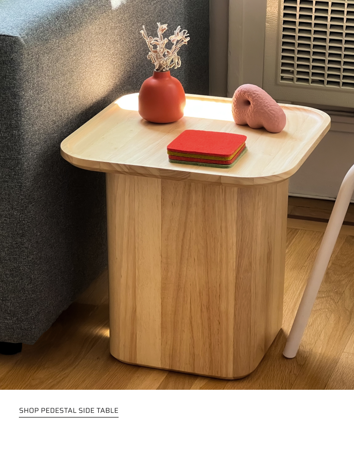 Shop Pedestal Side Table
