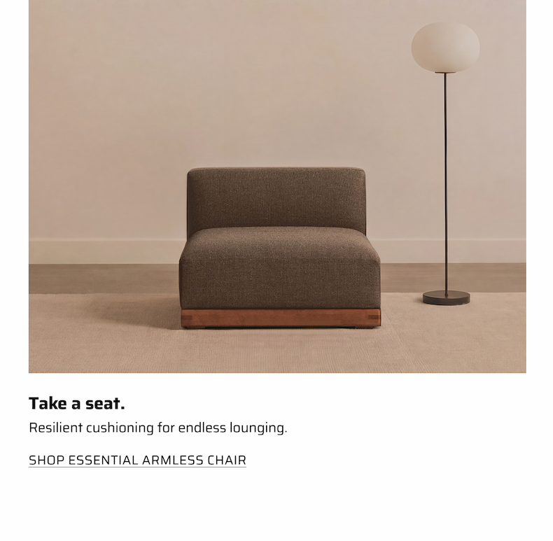Shop Essential Armless Chair