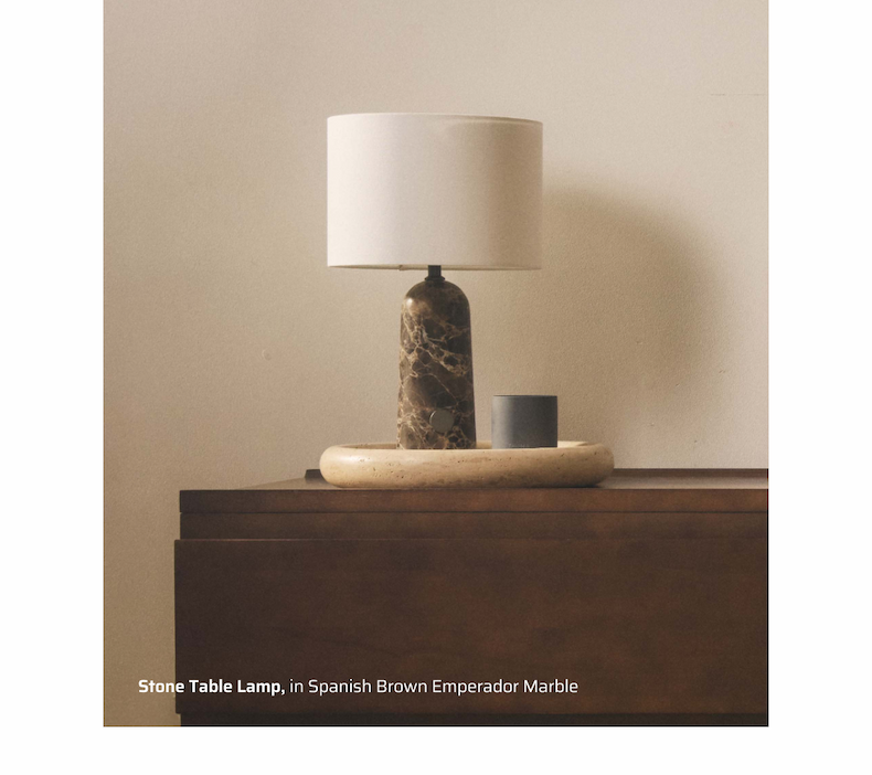 Stone Table Lamp