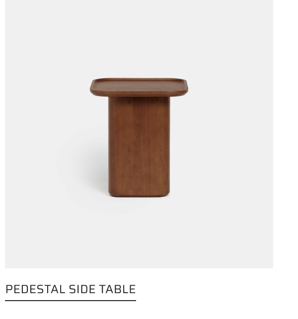 Pedestal Side Table
