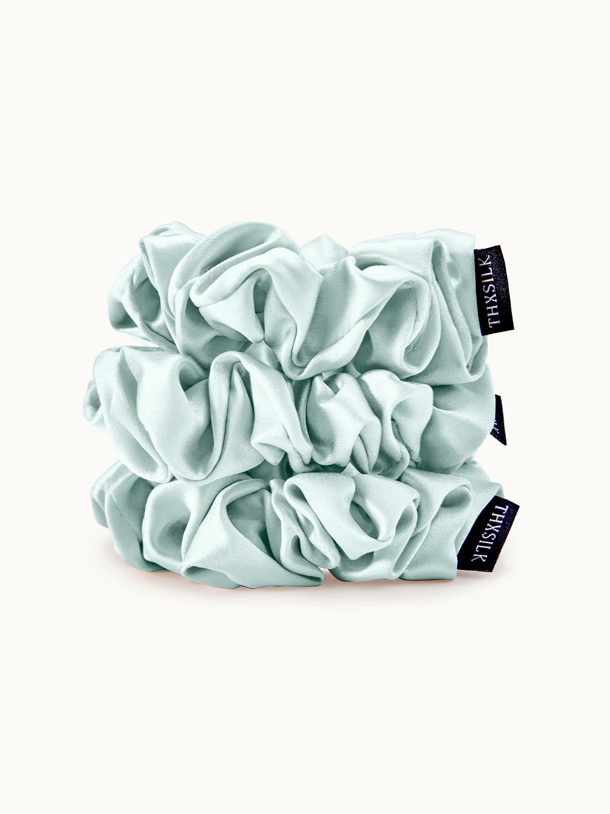  Midi Silk Scrunchies Set (3 Pack)