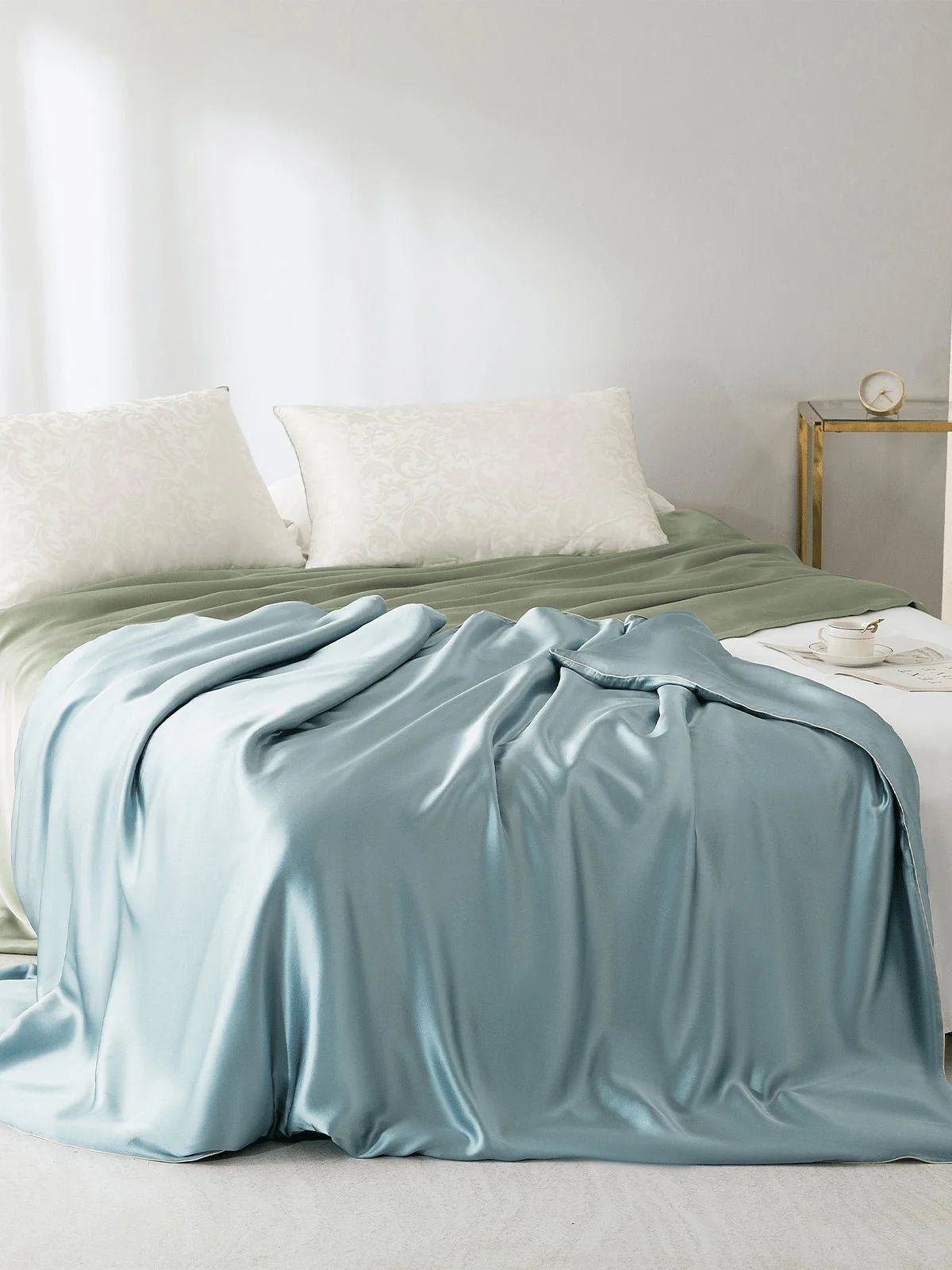 Image of Mulberry Silk Throw Blanket