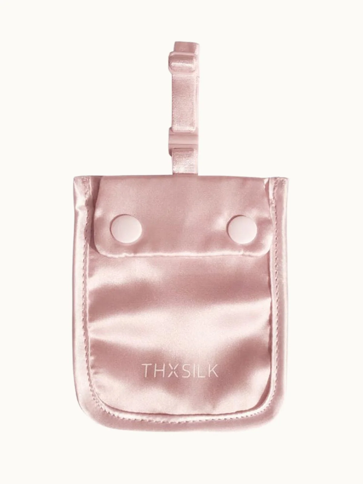 Image of Mulberry Silk Hidden Travel Bra Pouch for Women