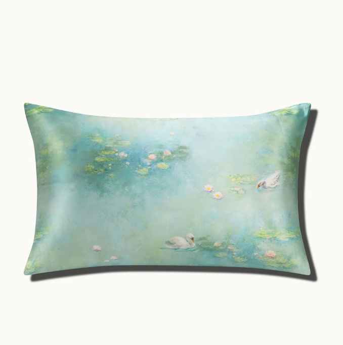 Monet Inspired Premium Silk Pillowcase