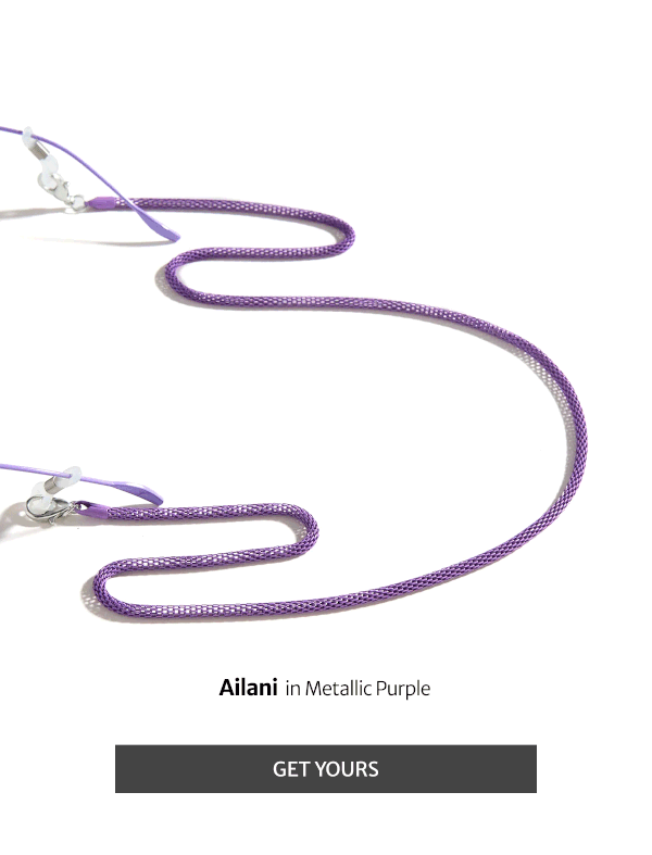 Ailani in Metallic Purple
