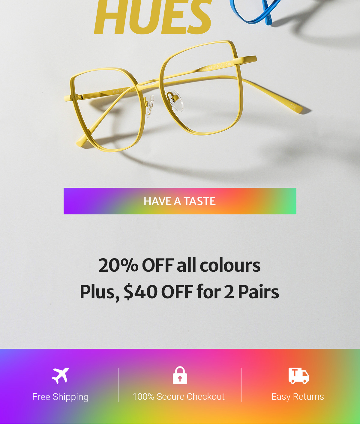 20% OFF for all colours