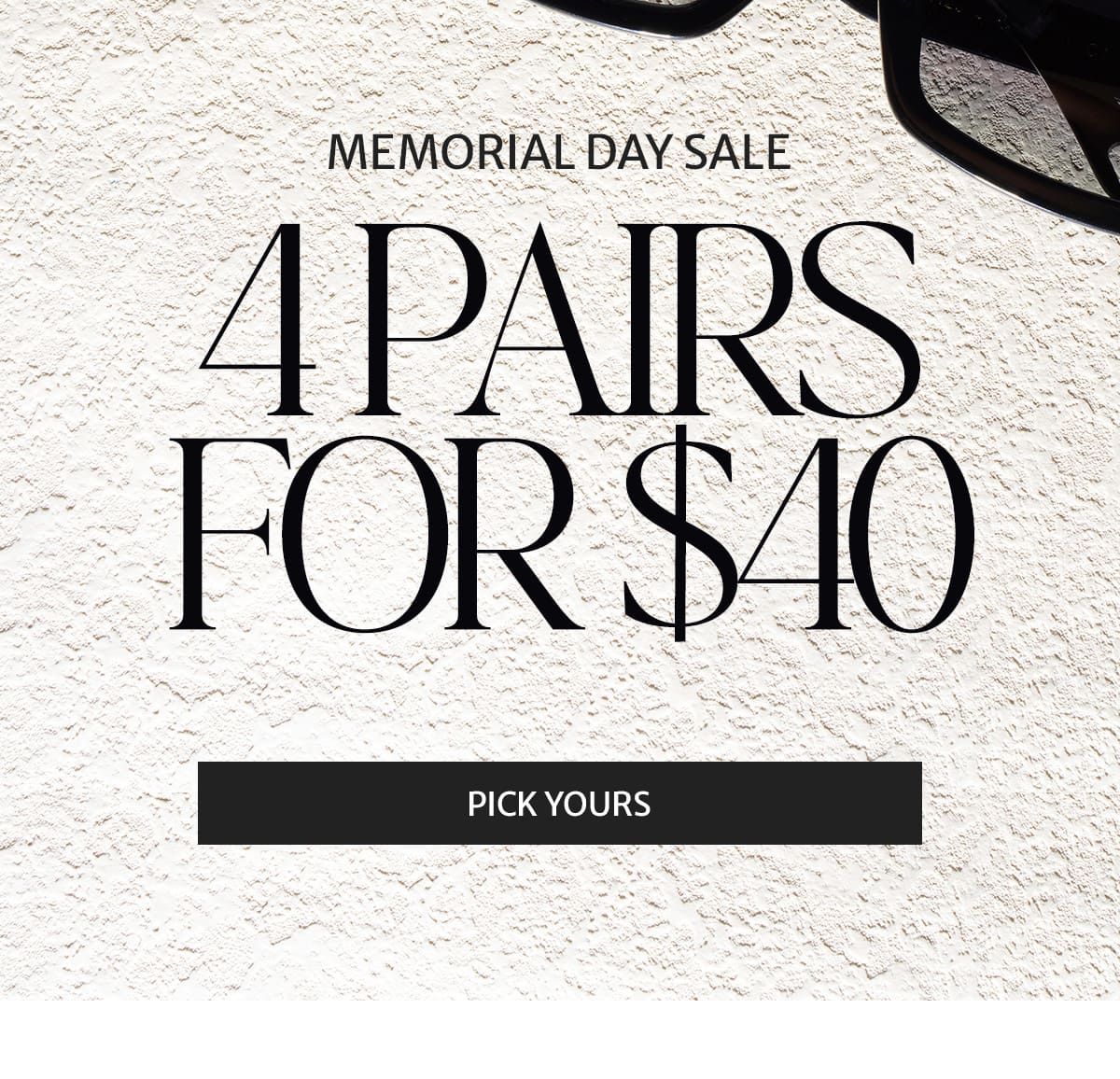 Get 4 Pairs for $40