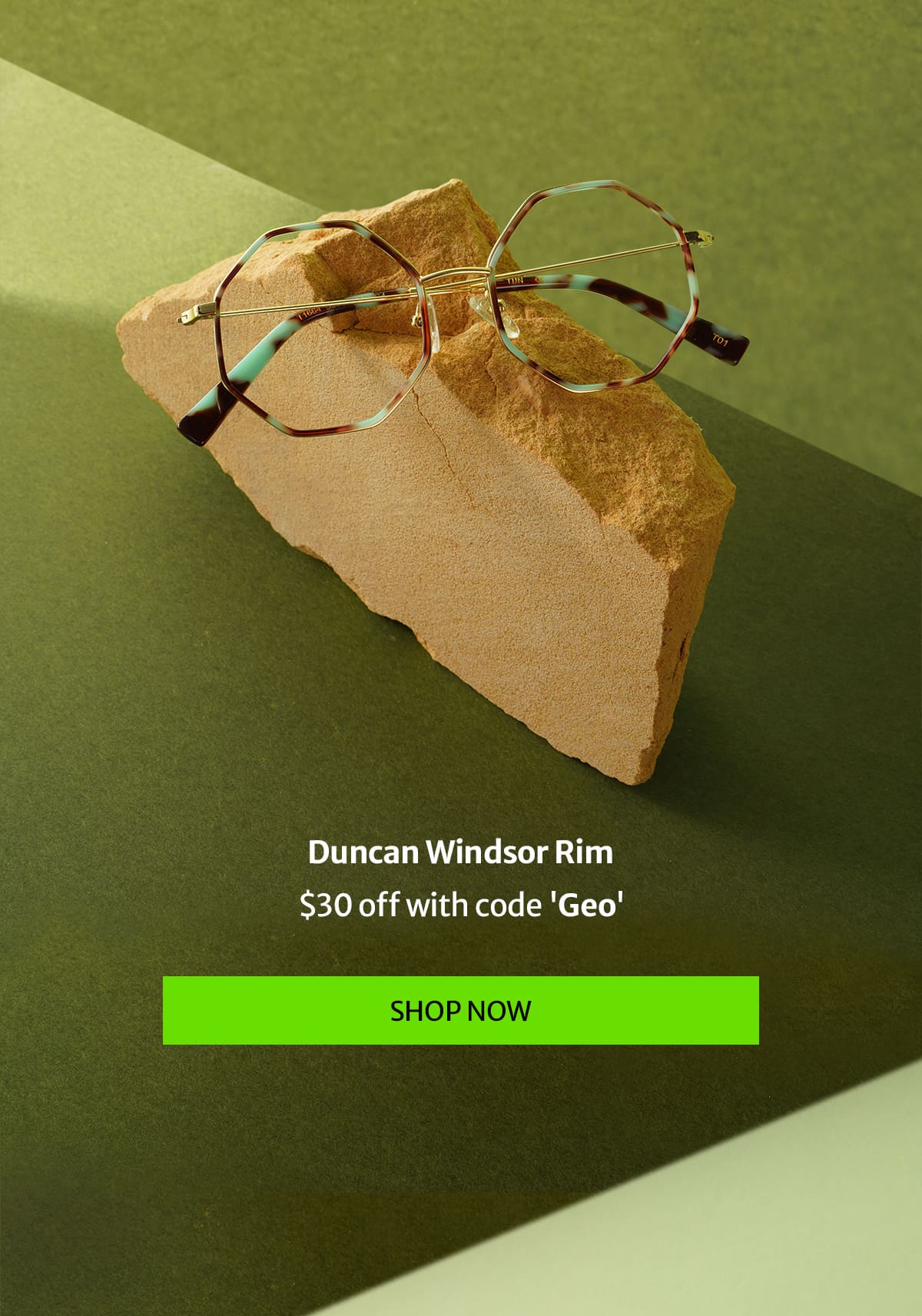 Use code 'Geo'