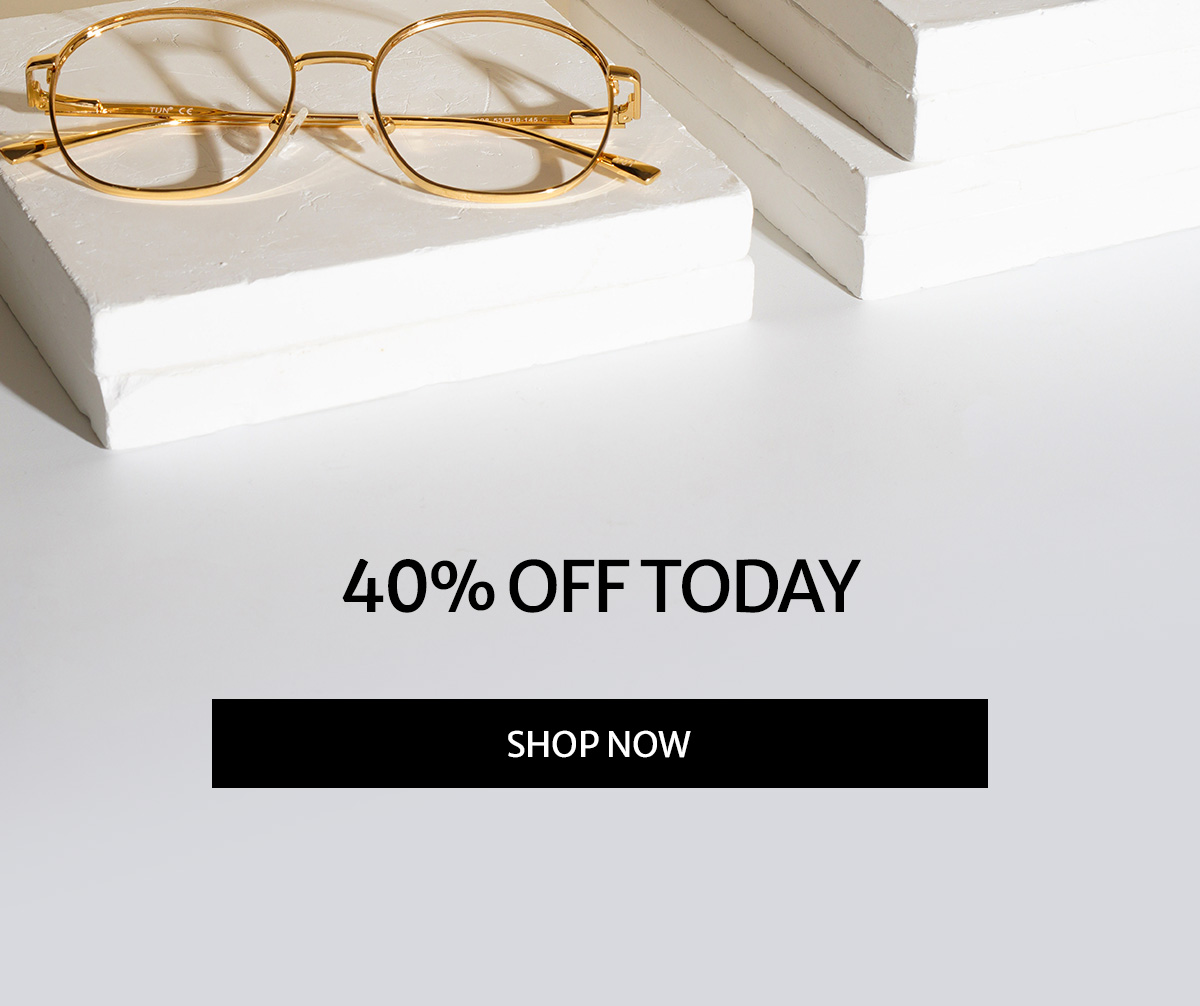 40% OFF TODAY