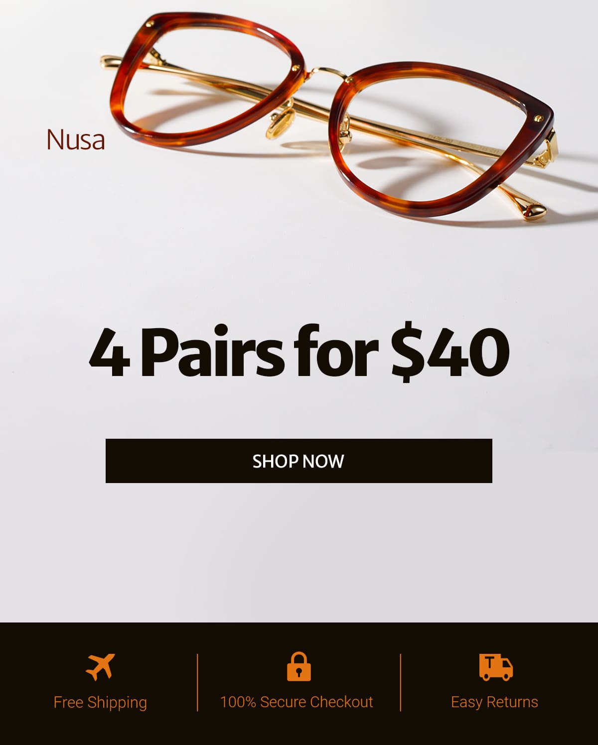 4 Pairs for $40