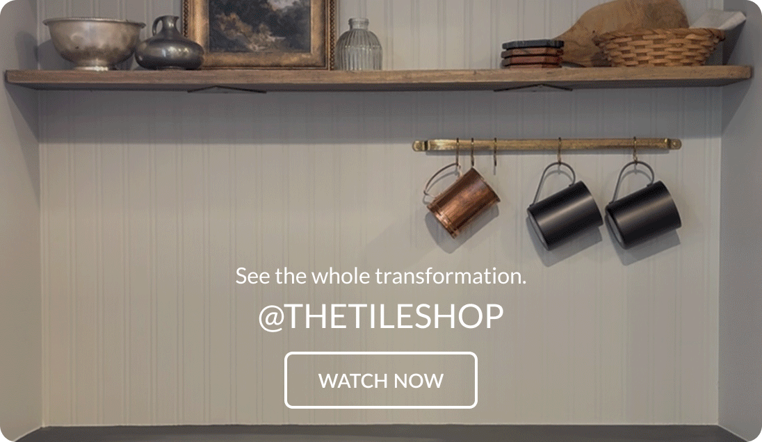 See the whole transformation. @THETILESHOP Watch Now