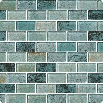 Swell Green Glass Mosaic
