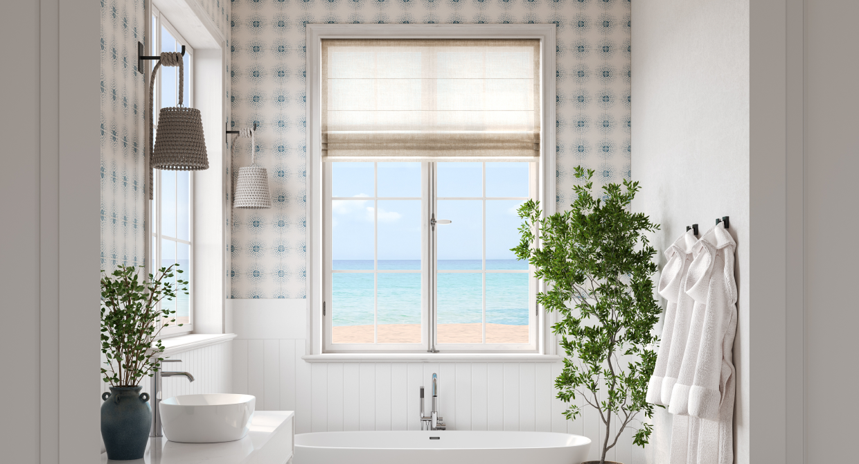 Coastal-Chic Bathroom Image