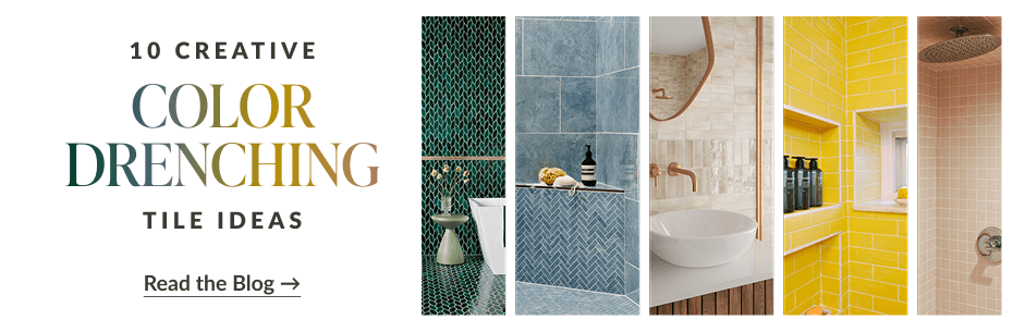 10 Creative Color Drenching Tile Ideas - Read the Blog