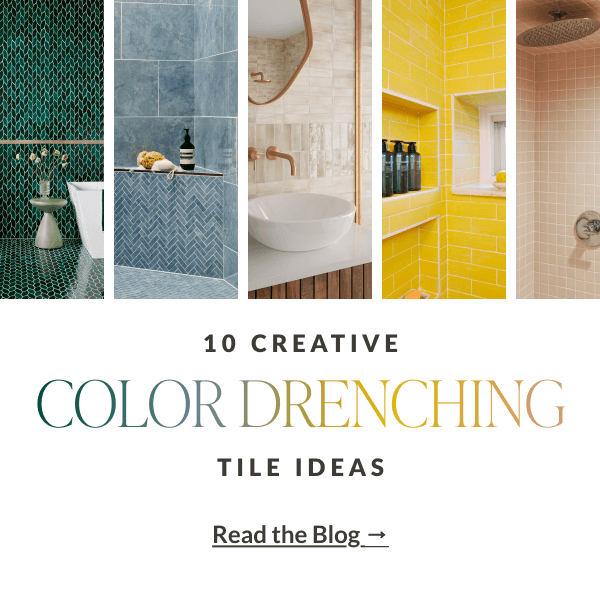 10 Creative Color Drenching Tile Ideas - Read the Blog
