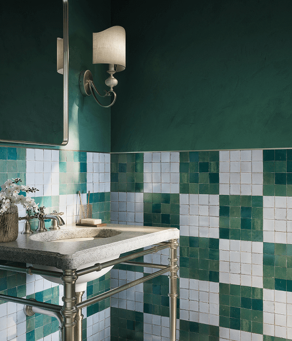Mosaic Checkerboard Image