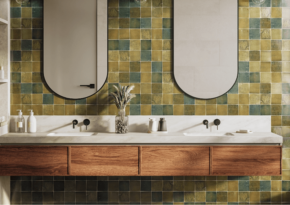 Floor-to-Ceiling Bathroom Image