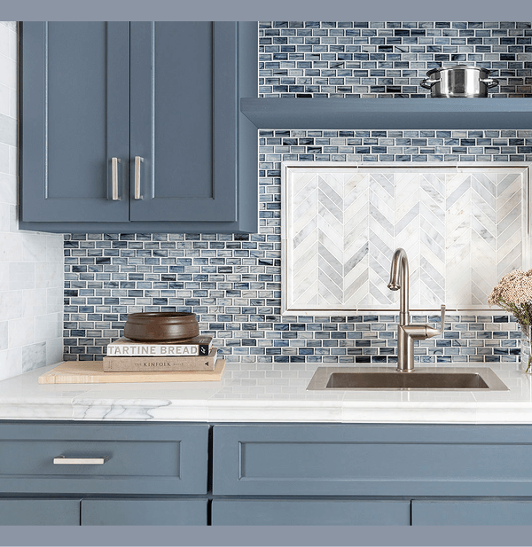 Blue Twilight Backsplash