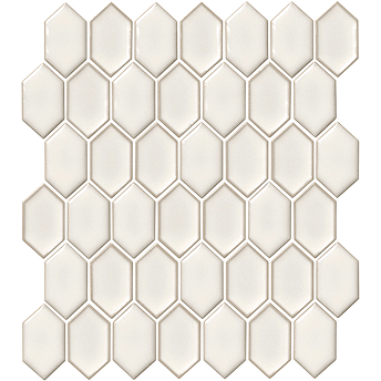 Shapes Elongated Hex Off White