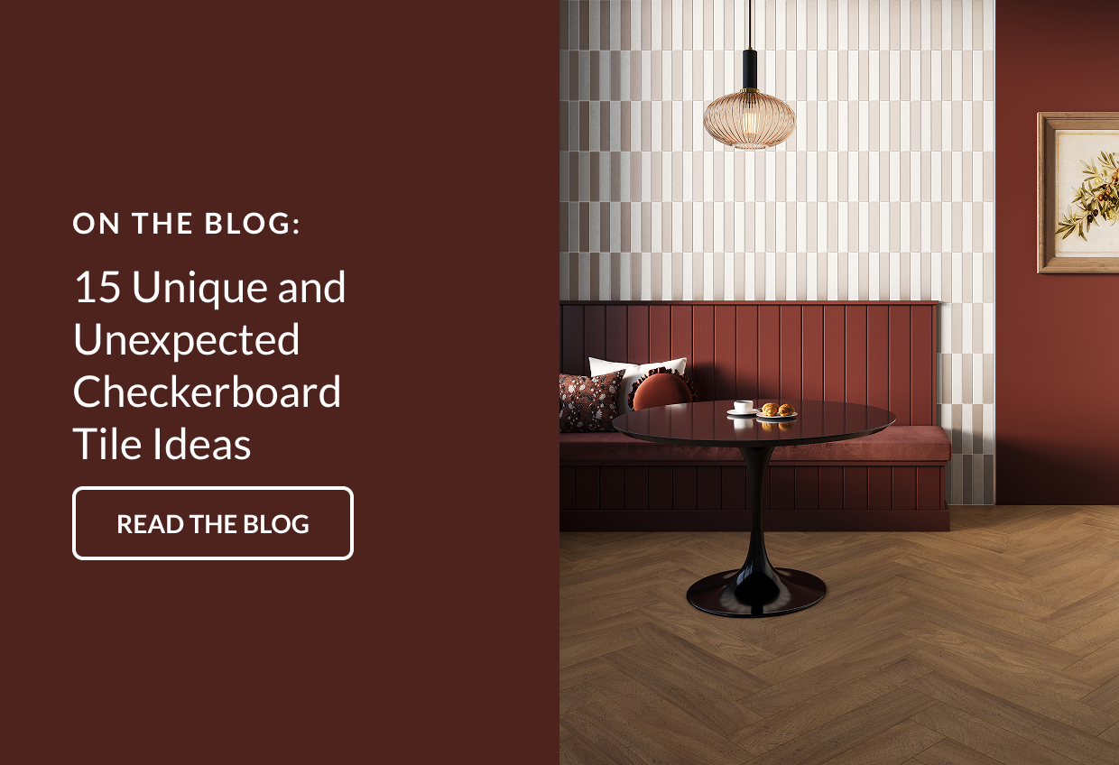 On The Blog: 15 Unique and Unexpected Checkerboard Tile Ideas - Read the Blog