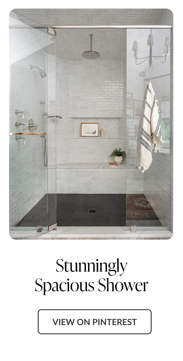 Stunningly spacious shower - View on Pinterest