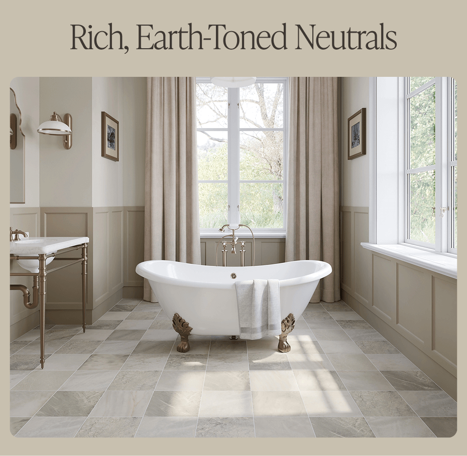 Rich, Earth-Toned Neutrals