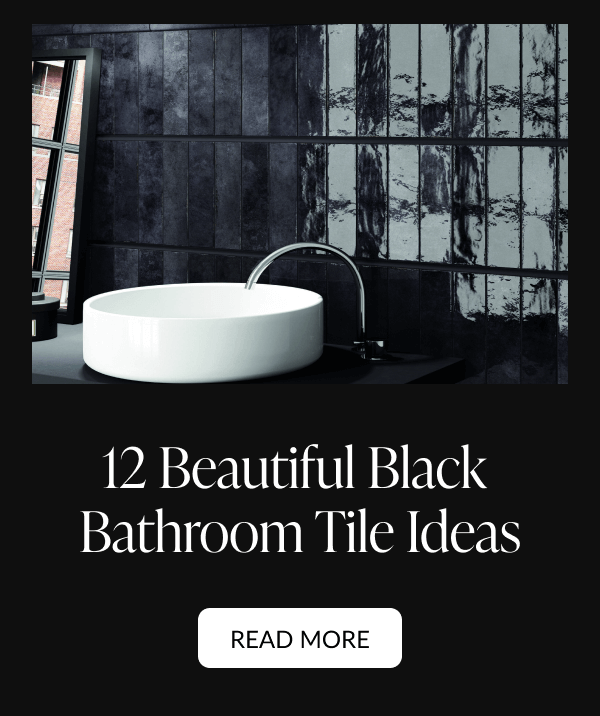 12 Beautiful Black Bathroom Tile Ideas - Read More
