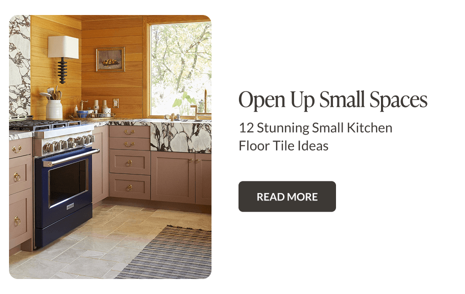 Open Up Small Spaces: 12 Stunning Small Kitchen Floor Tile Ideas - Read More