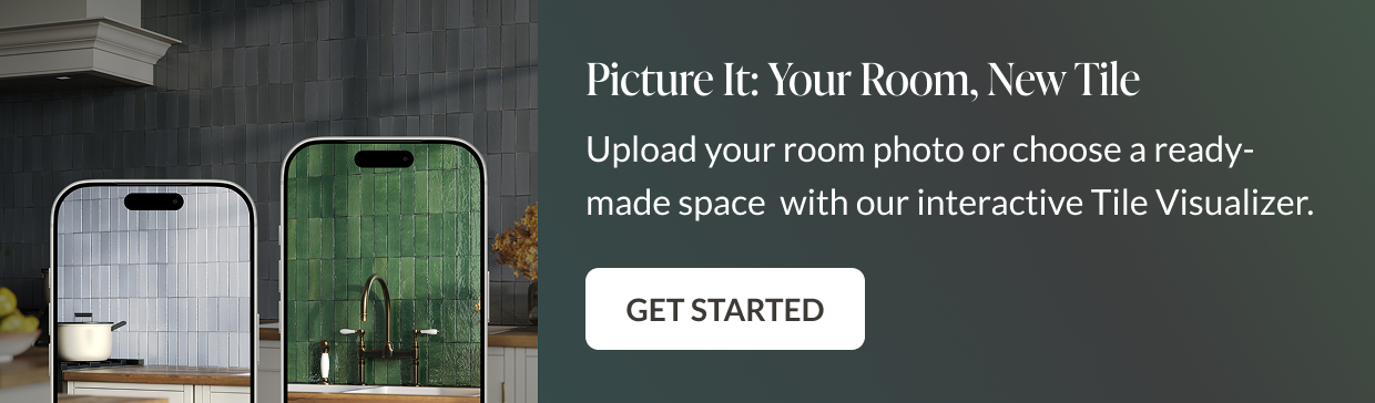 Picture It: Your Room, New Tile - Upload your room photo or choose a ready-made space with our interactive Tile Visualizer. Get Started
