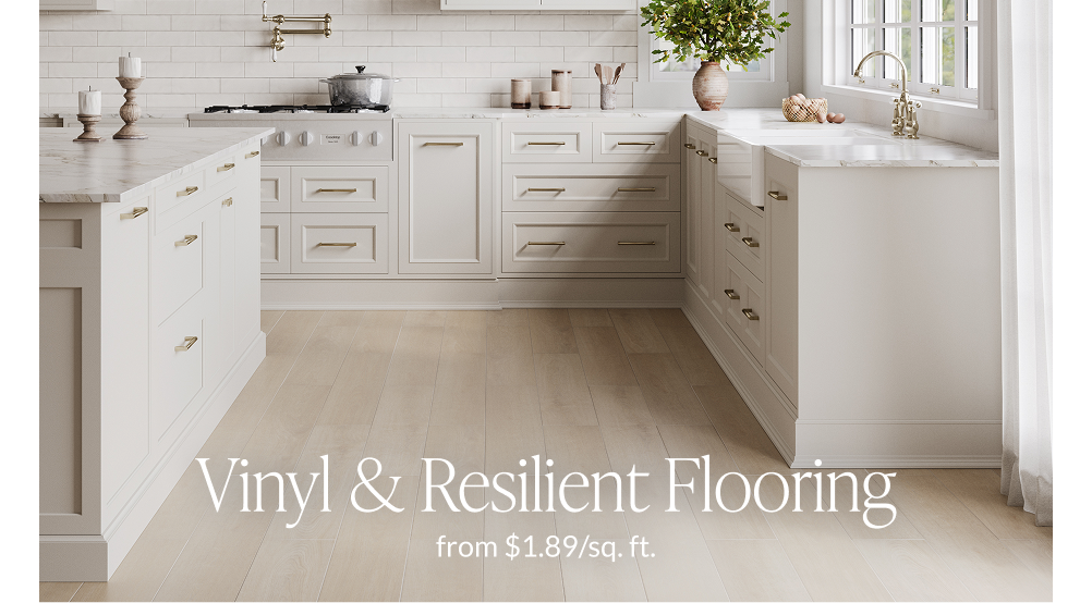 Vinyl and Resilient Flooring from $1.89/sq. ft. 