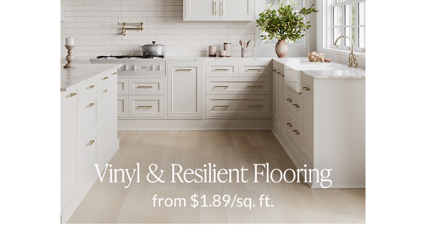 Vinyl and Resilient Flooring from $1.89/sq. ft. 