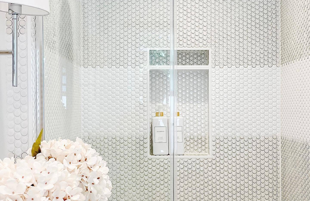 9 Creative Penny Tile Bathroom Ideas