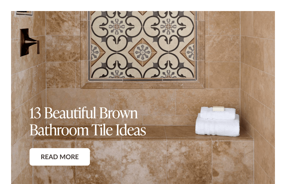 13 Beautiful Brown Bathroom Tile Ideas - Read More