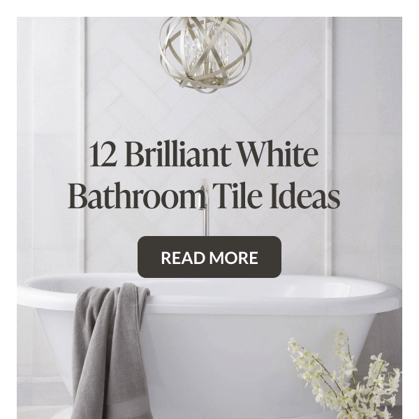 12 Brilliant White Bathroom Tile Ideas - Read More