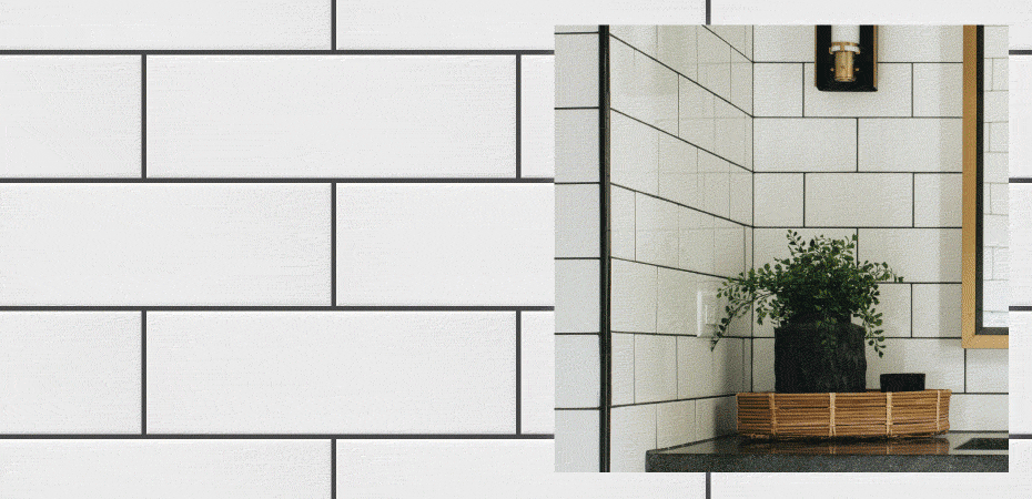 Top Grout Colors for White Subway Tile gif