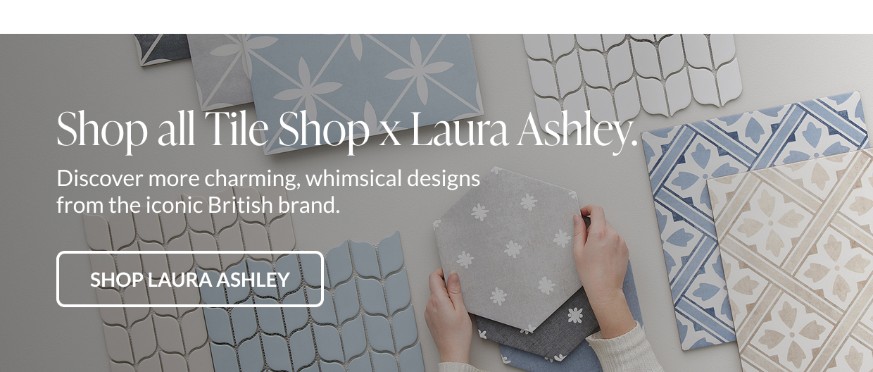 Shop all Tile Shop x Laura Ashley. Discover more charming, whimsical designs from the iconic British brand. Shop Laura Ashley
