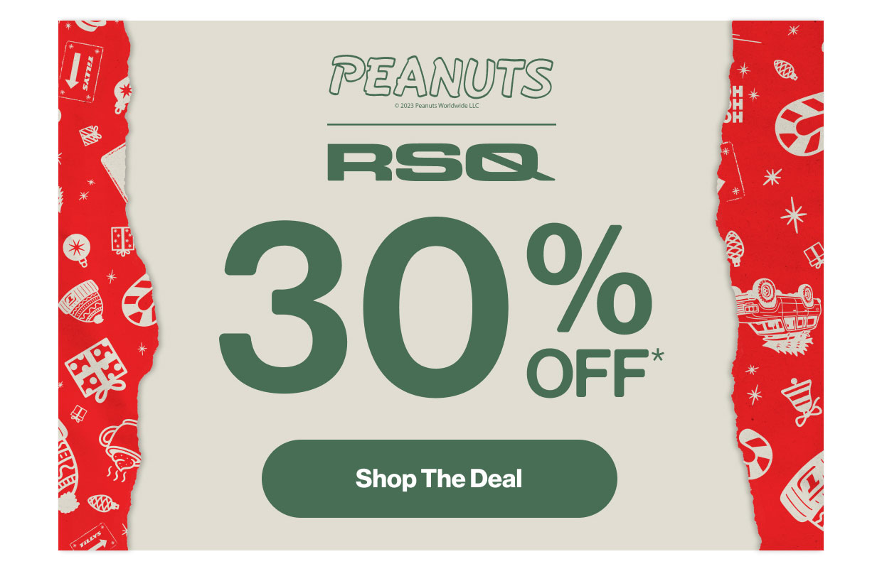 Shop Peanuts x RSQ 30% Off