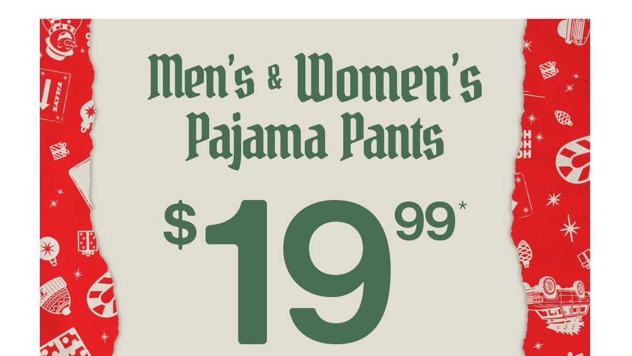 Men's Pajama Pants $19.99