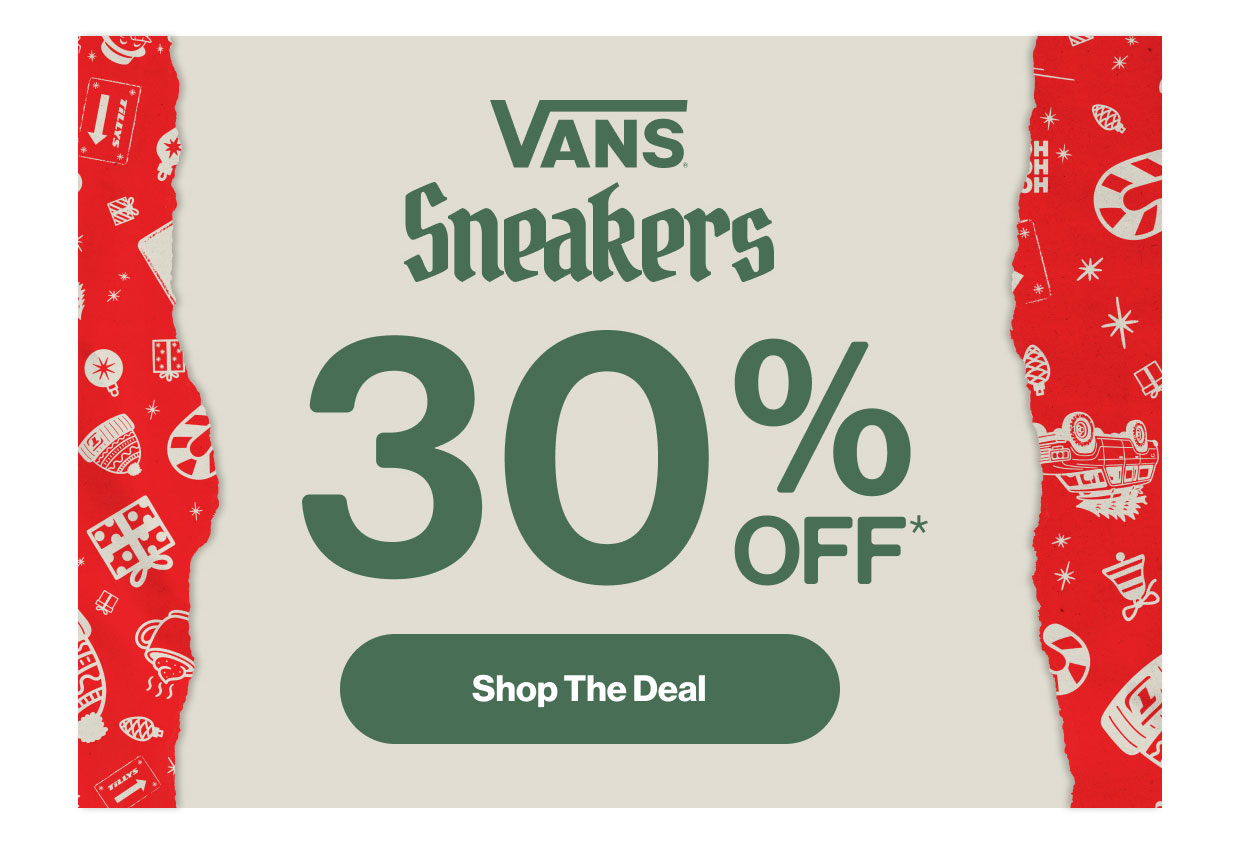 Shop Vans Sneakers 30% Off