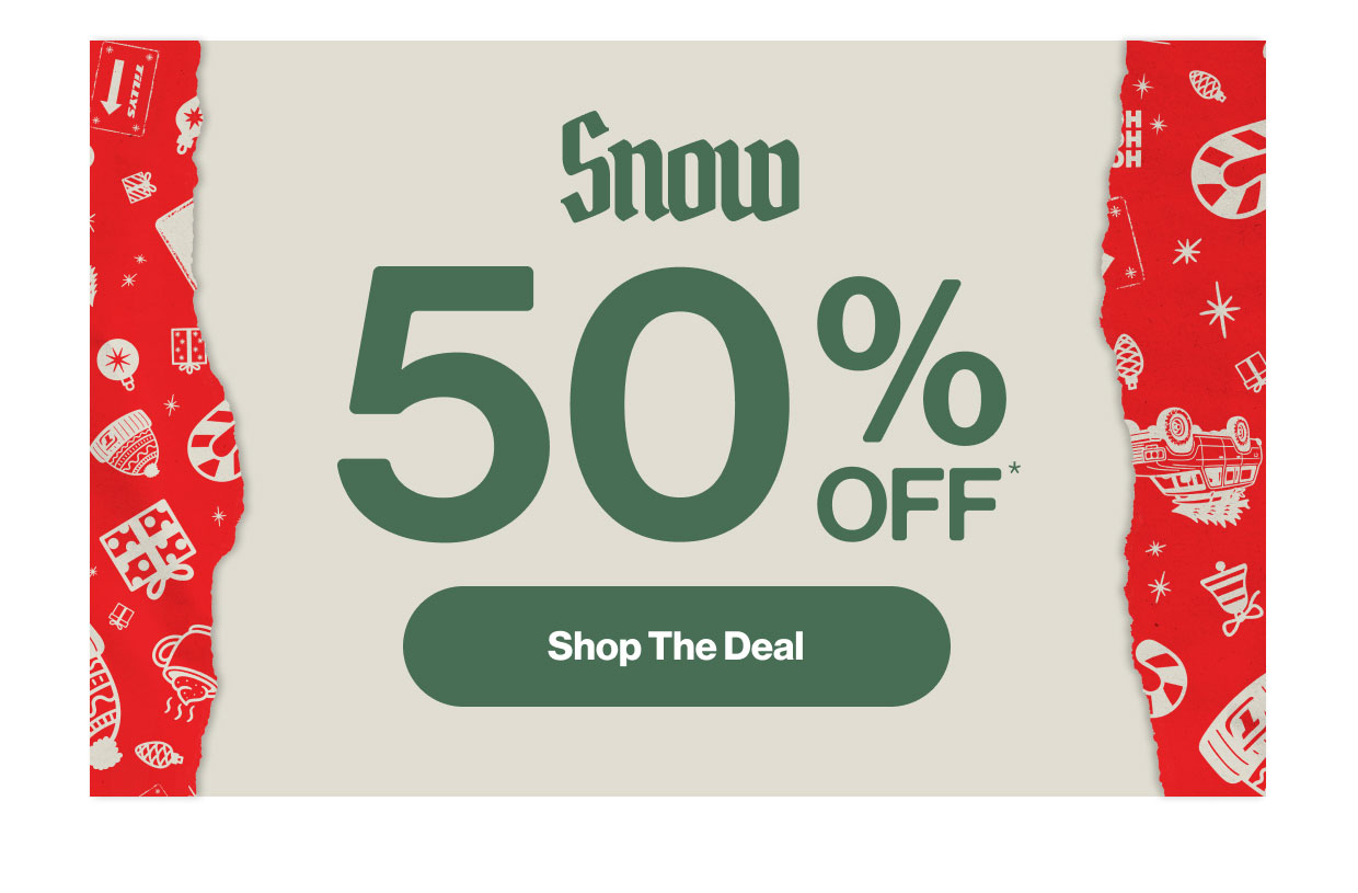 Shop Snow 50% Off