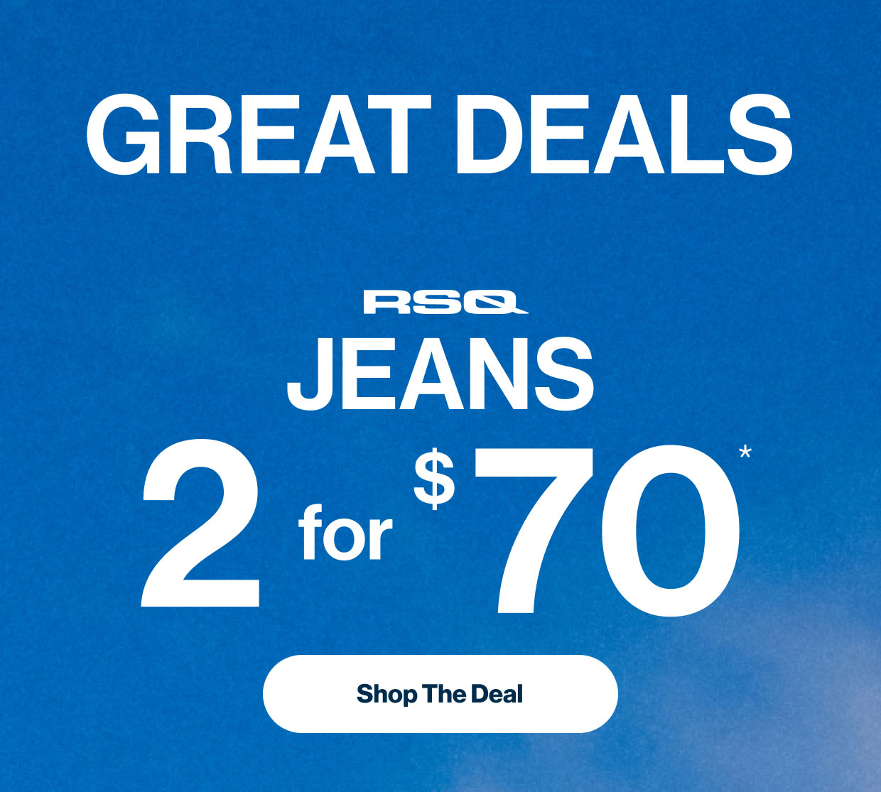 RSQ Adults Jeans 2 for $70