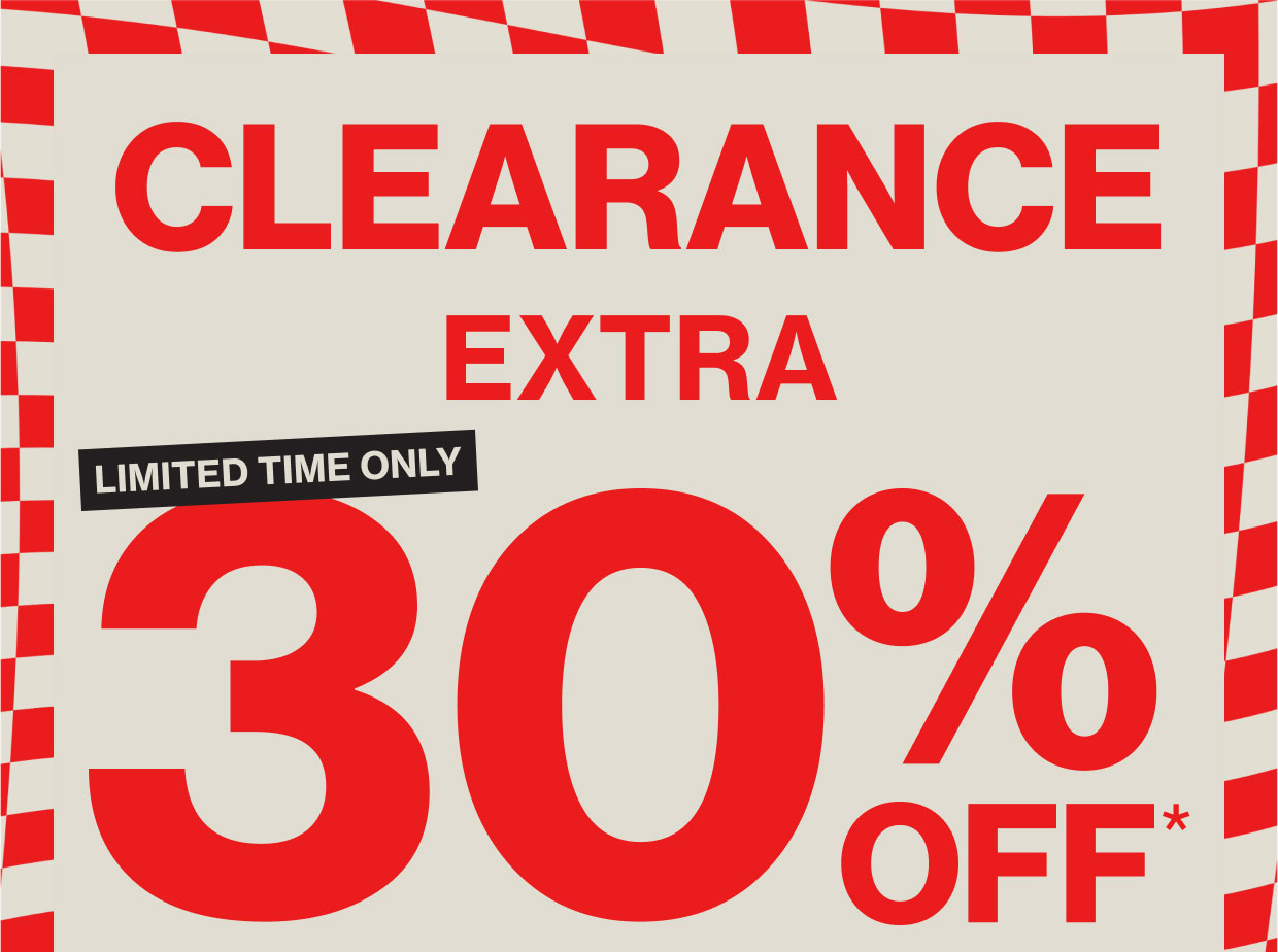 Extra 30% Off Clearance